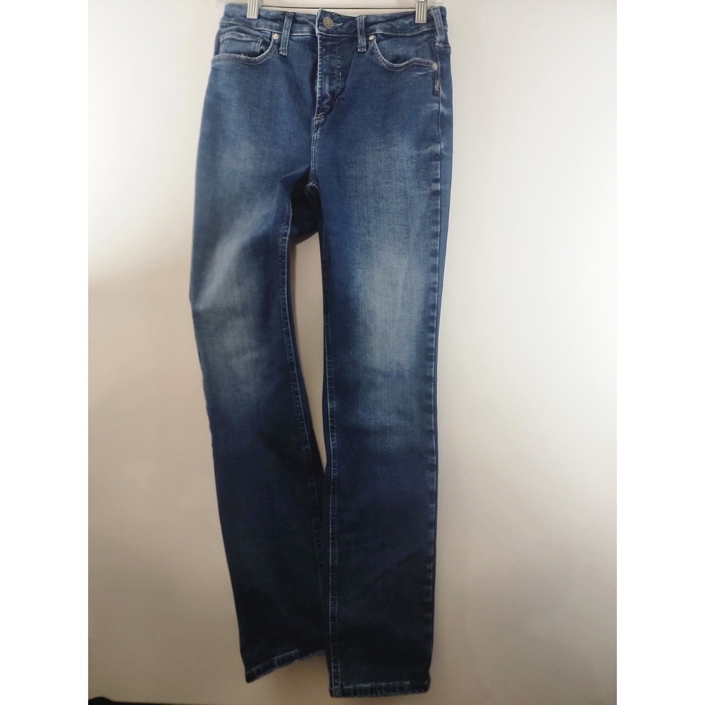 Silver Jeans Co. Jeans Womens M-M/L31 Blue Infinite Fit Straight High Rise Denim